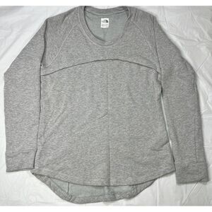 The North Face Women's Grey Crew Neck Sweater Size L